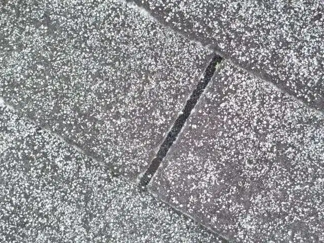 Roof damage, old roof, granule loss Granule loss is a key indicator of an old roof. Old roof. Granule loss.